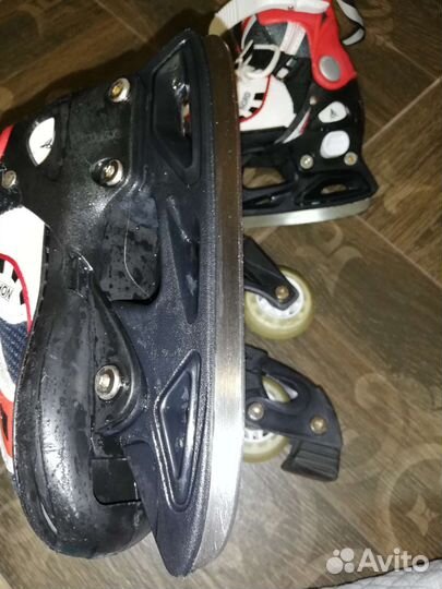 Коньки роликовые раздвижные 29 32