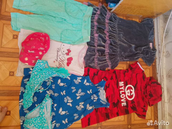 Вещи пакетом для девочки 128