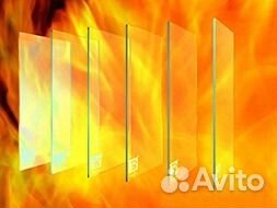 Огнеупорное жаропрочное стекло для печей и каминов