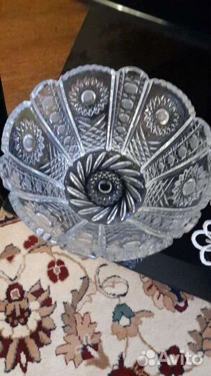 Ваза хрустальная