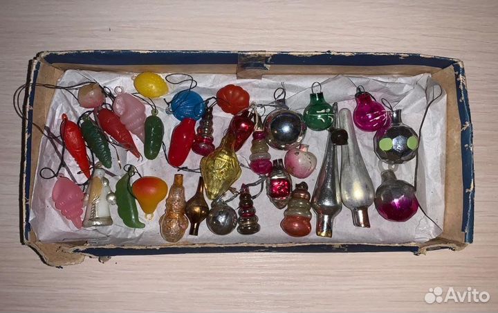 Елочные игрушки малютка СССР