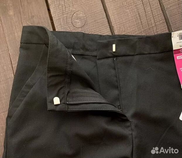 Новые черные школьные брюки 152 158 plus fit