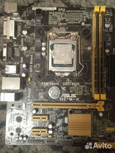 Игровой комплект материнская плата, процессор, озу