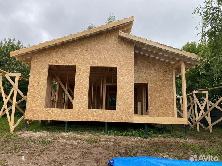 Строительство дома дачи бани коттеджа