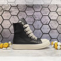 Rick Owens Ramones Jumbo Laces Vegan Кожаные