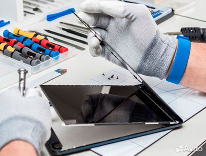 Ремонт планшетов / Замена экрана / Замена батареи