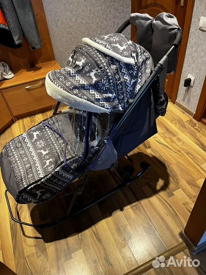 Коляска санки