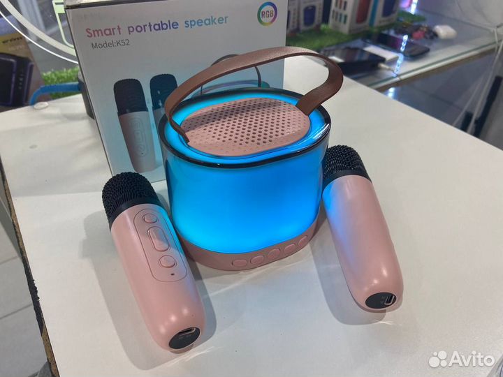 Блютуз колонка с караоке