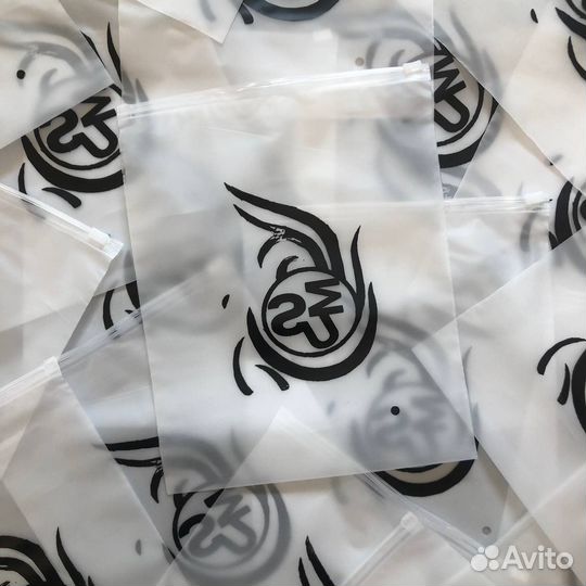 Печать на пакетах, крафт пакетах, zip lock