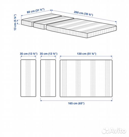 Кровать детская Икея Лексвик белая