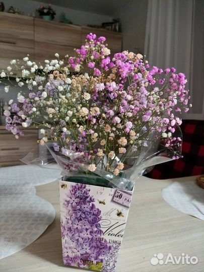 Гипсофила букеты,подарок учителю