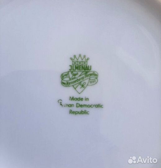 Чайник винтаж Мейсенский букет фарфор ГДР