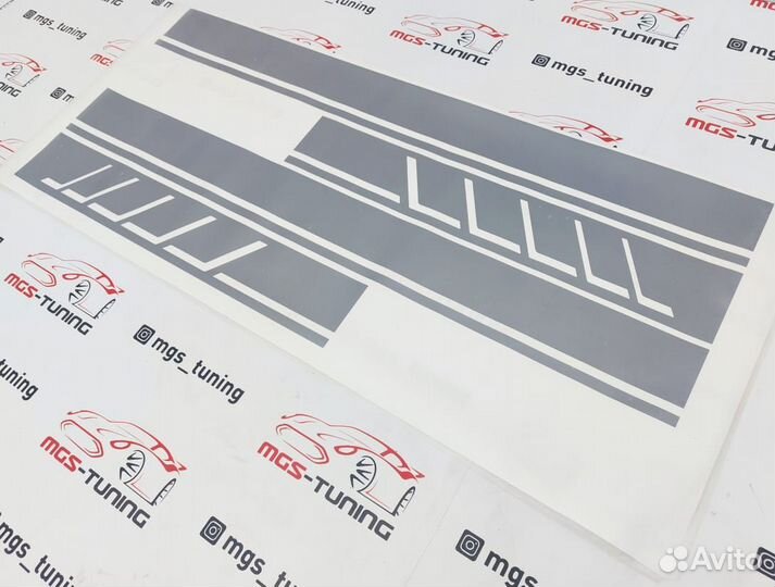 Наклейки AMG Edition на G-Class W463 Серый графит