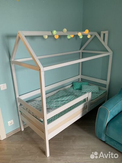 Кровать-домик 76х140х160 см, Rooroom