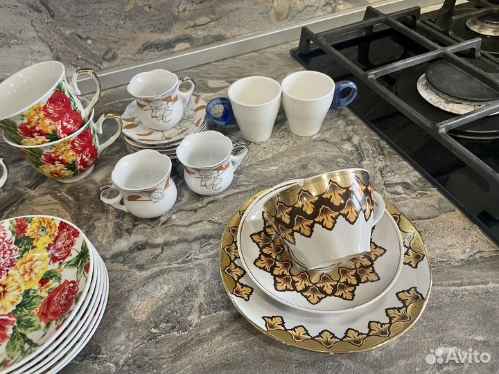 Наборы чайные, кофейные