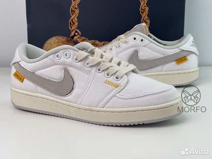 Union LA X Air Jordan 1 KO Low White Neutral Grey