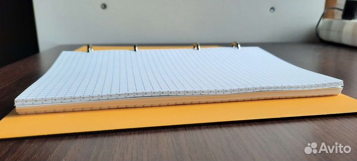 Тетрадь А5 в твёрдом переплёте на кольцах