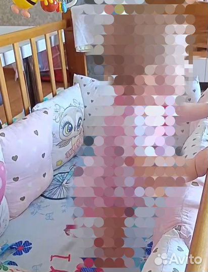 Бортики в детскую кроватку бу