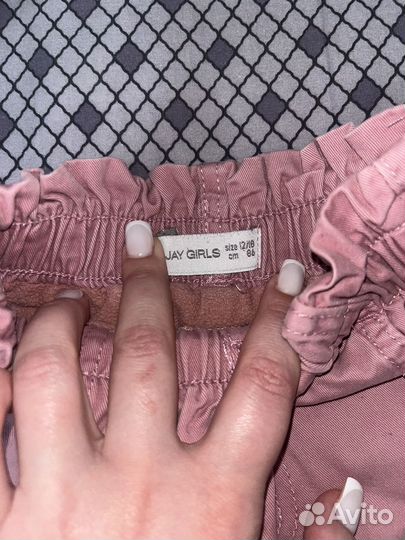 Джинсы для девочки утепленные 86