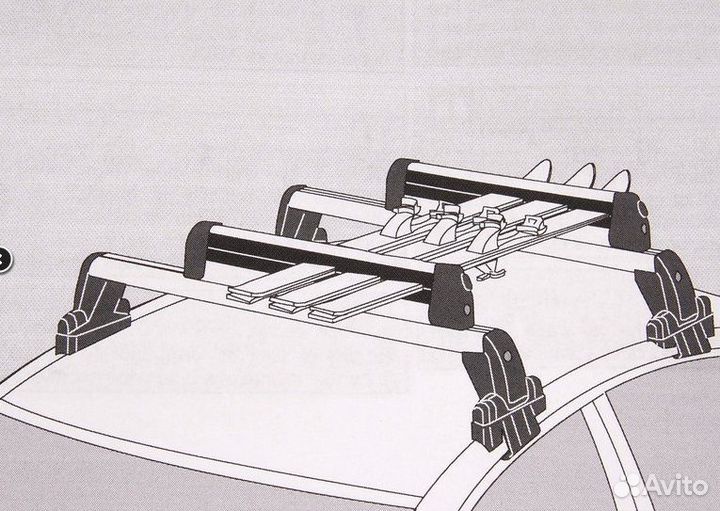 Багажники для перевозки лыж и сноубордов