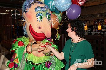 Шоу ростовых кукол, шуточный стриптиз