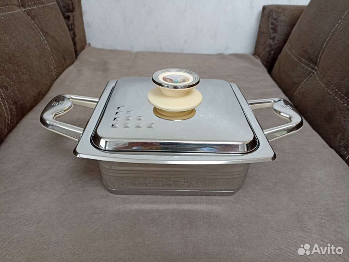 Квадро Сковорода сотейник Zepter Все виды плит