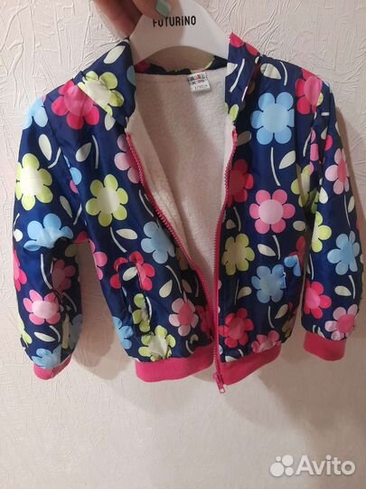 Куртка ветровка для девочки 92