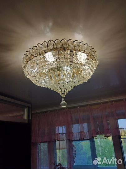 Люстры хрустальные бу