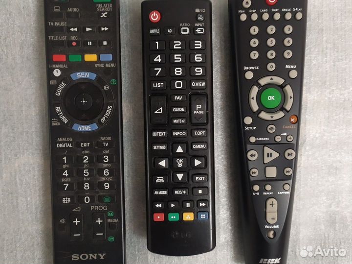 Пульт для Tриколора, Sоny и Panasonic, LG, BBK