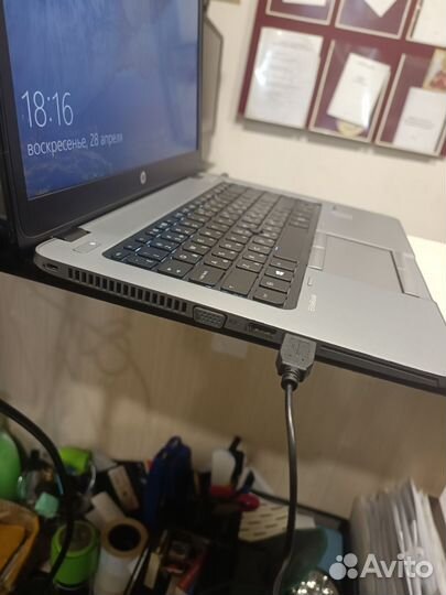 Ноутбук hp elitebook 840 g1 i5, 8gb,ssd 240