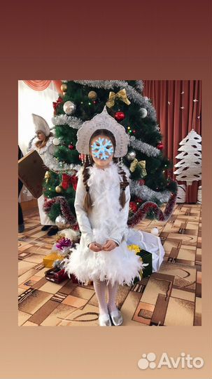 Костюм снегурочки аренда