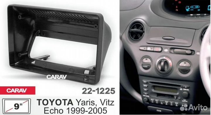 Рамка carav 22-1225 для Toyota Yaris,Vitz 99-05 9