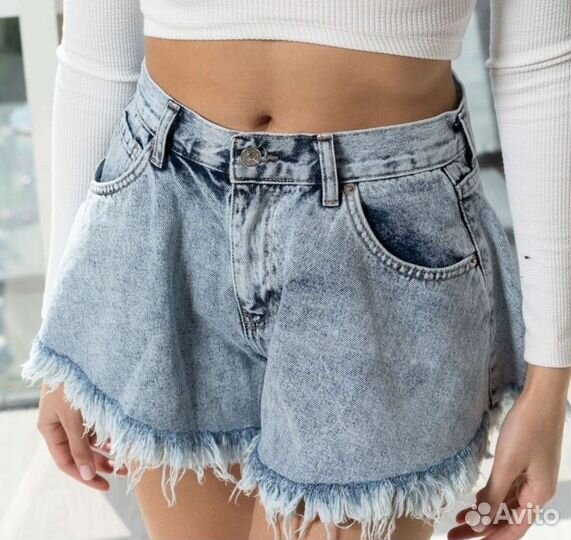 Женские джинсовые шорты 40 42
