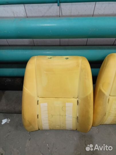 Заводское пенолитье и обшивки сидений на гранту