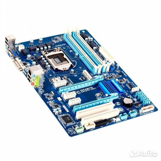 Комплект 1155 gigabyte GA-B75-D3V и asrocН81М-DGS