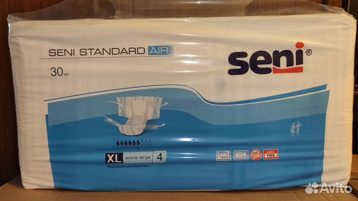 Памперсы для взрослых seni Xl