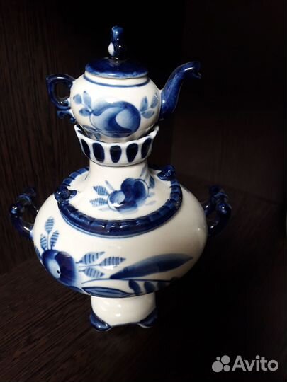 Самовар декоративный Гжель