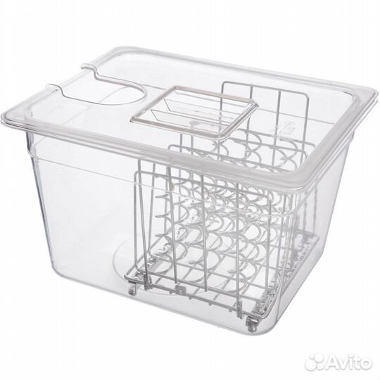 Контейнер 11 л. с крышкой и разделителем для сувид