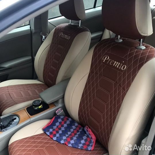 Авточехлы из экокожи toyota premio