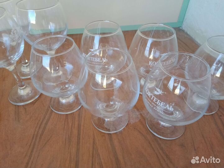 Бокалы для вина, и коньяка