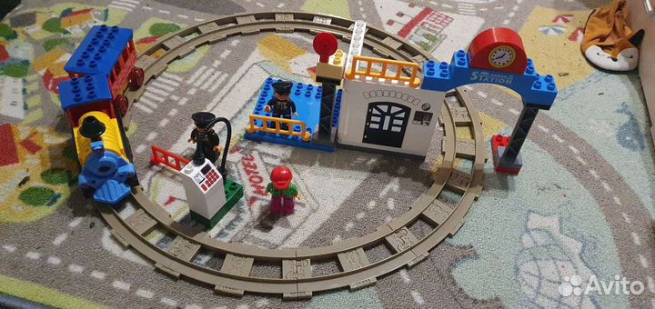 Аналог lego duplo железнодорожный пост