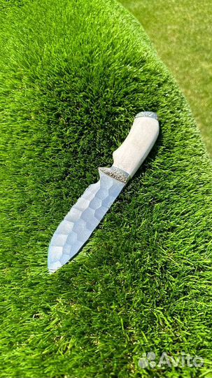 Нож с рукоятью из рога лося ручной работы