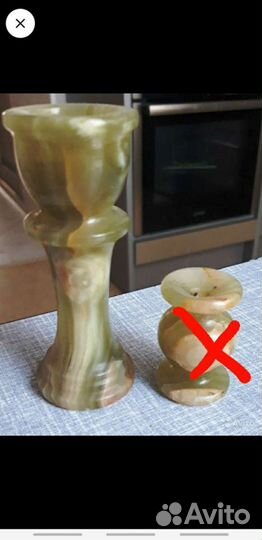 Подсвечники из оникса