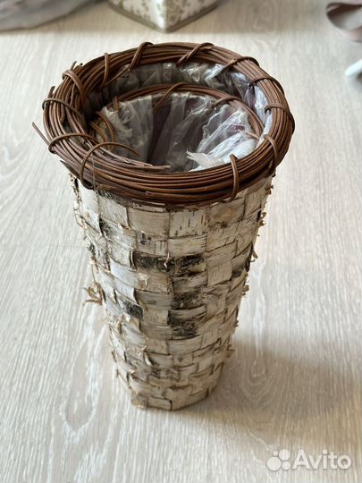 Корзина плетенная