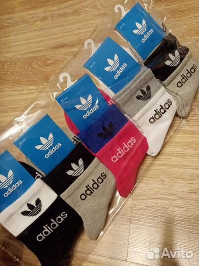 Носки адидас, хлопок,размер 37-41см