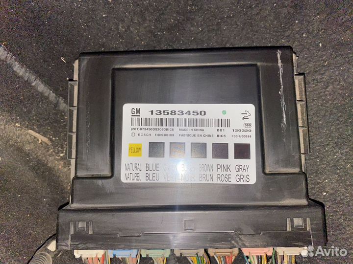 Блок комфорта Chevrolet Cruze