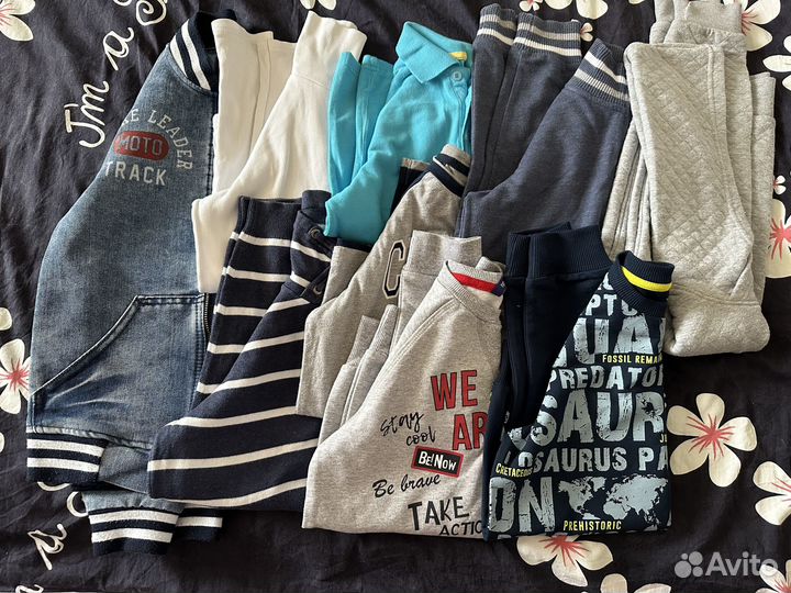 Вещи пакетом на мальчика 140