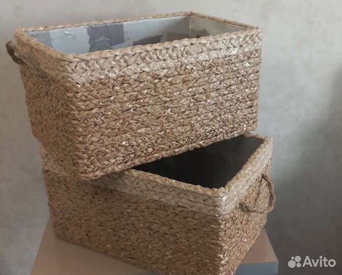 Корзина вязаная