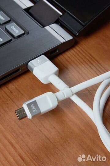 Кабель Accesstyle AM24-T100 USB-Micro USB 1м White