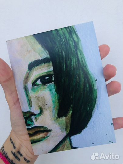 Открытки ручной работы акварель